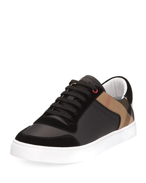 burberry men's leather sneakers.